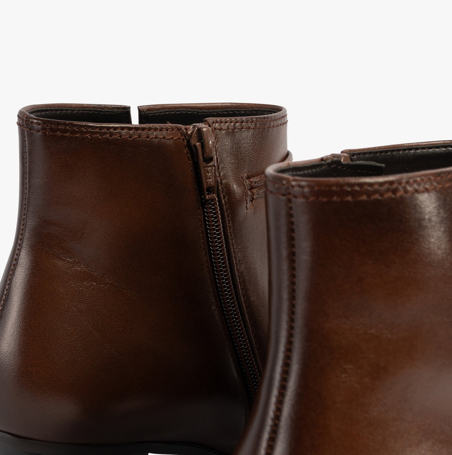 ELA Womens Ankle Boots Brown