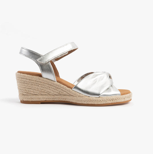 MOON Womens Sandals Silver