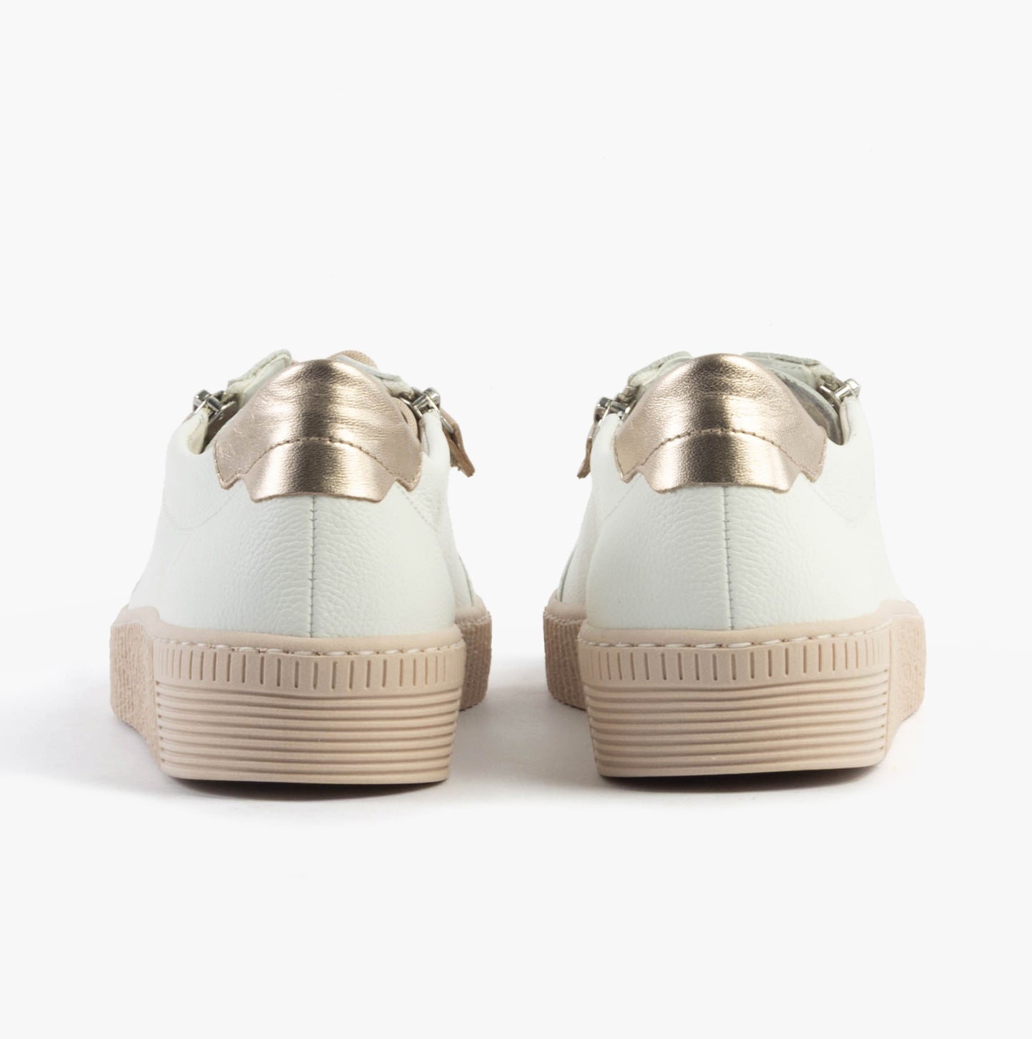 WISDOM Womens Trainers White Pink