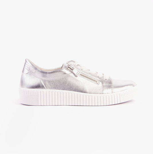 WISDOM Womens Trainers Silver