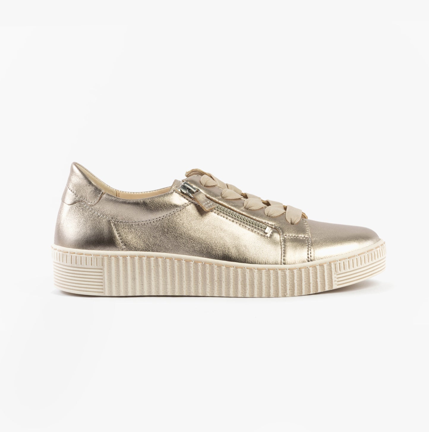 WISDOM Womens Trainers Beige