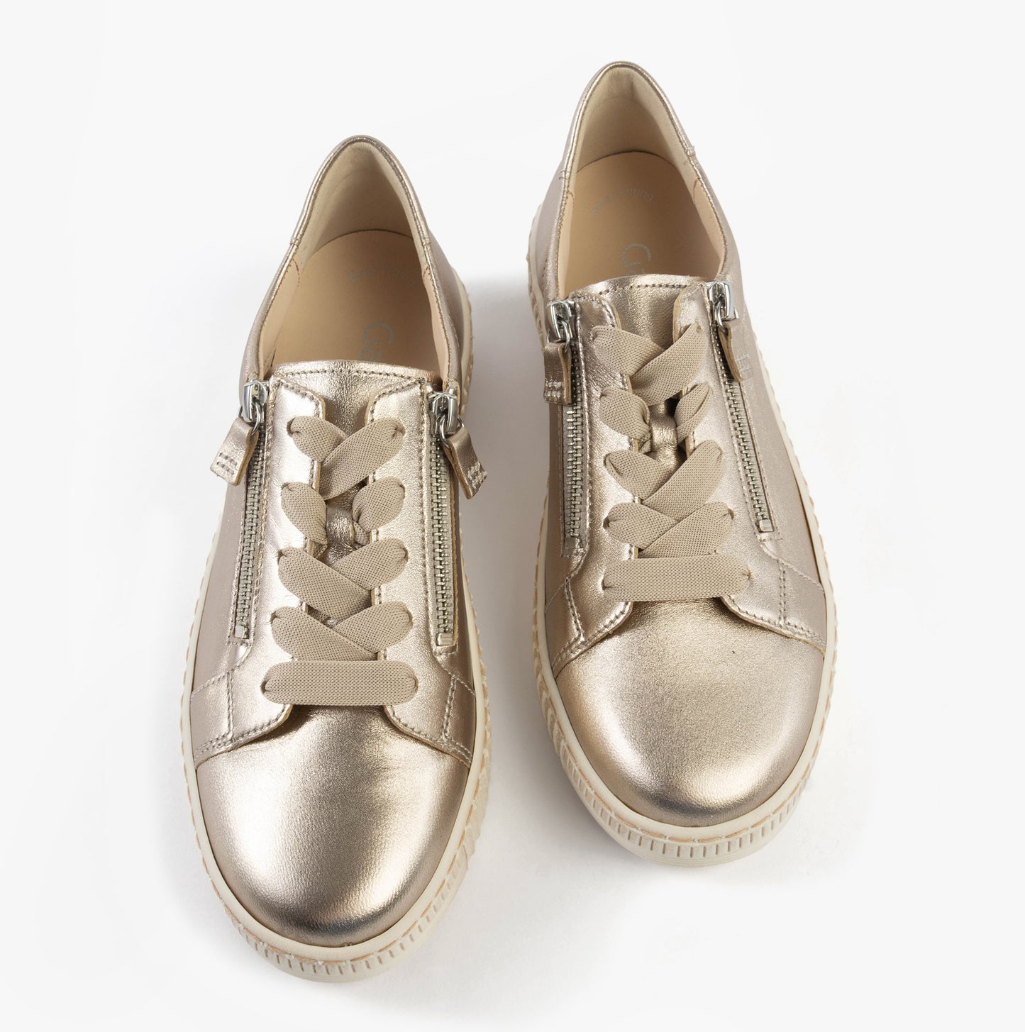WISDOM Womens Trainers Beige