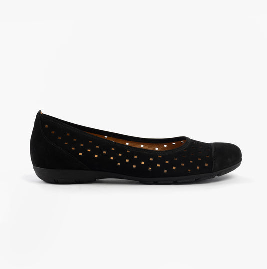 RUFFLE Womens Shoes Black