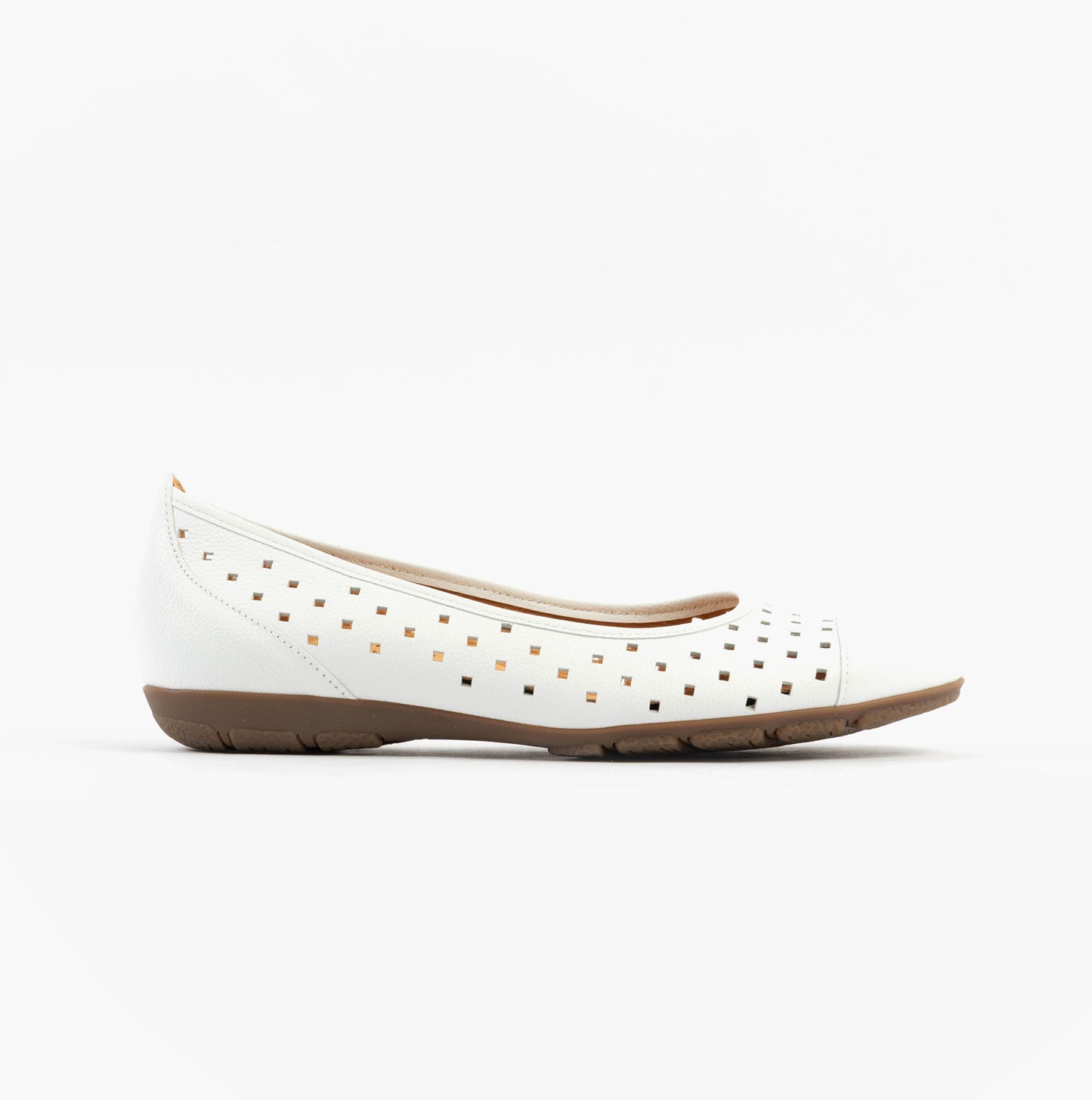 RUFFLE Womens Shoes White