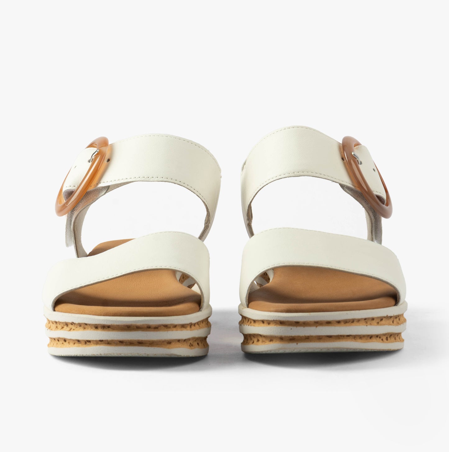 ANDRE Womens Sandals Creamy White