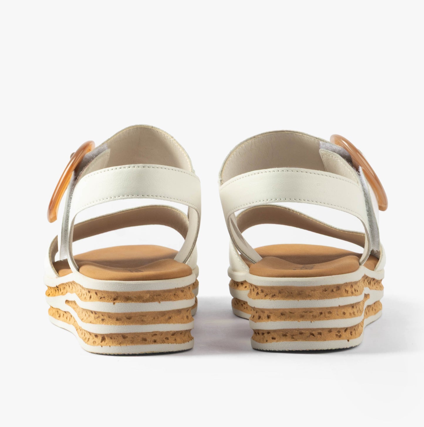 ANDRE Womens Sandals Creamy White