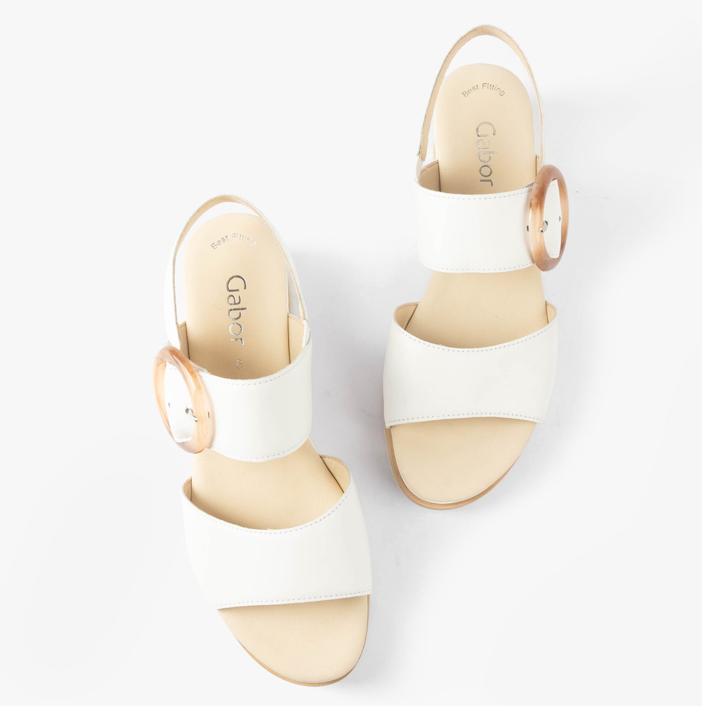 YEO Womens Sandals White