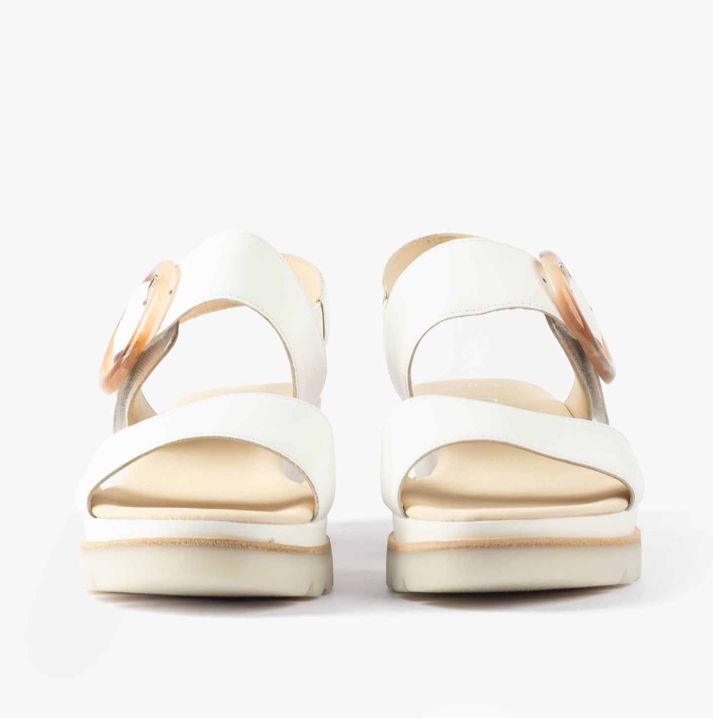 YEO Womens Sandals White