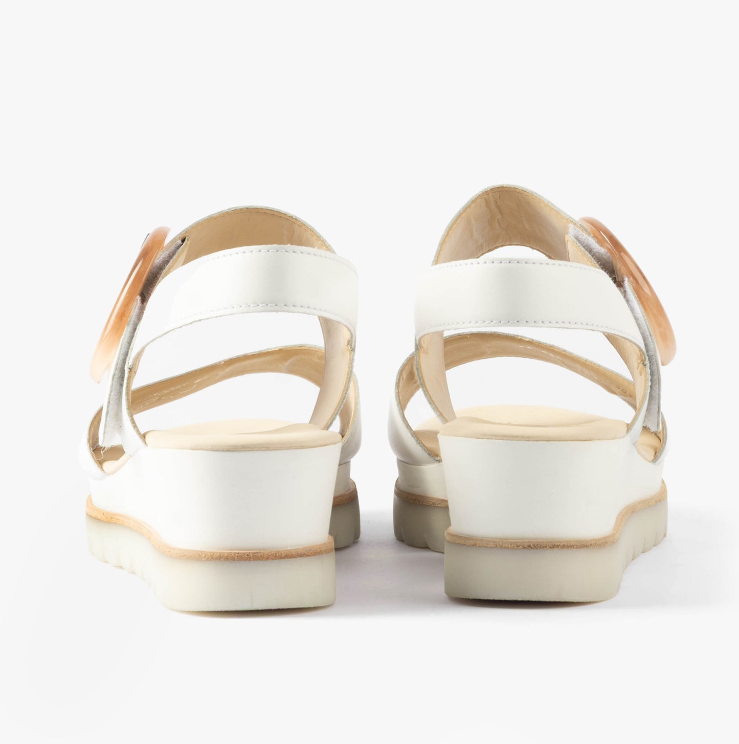 YEO Womens Sandals White