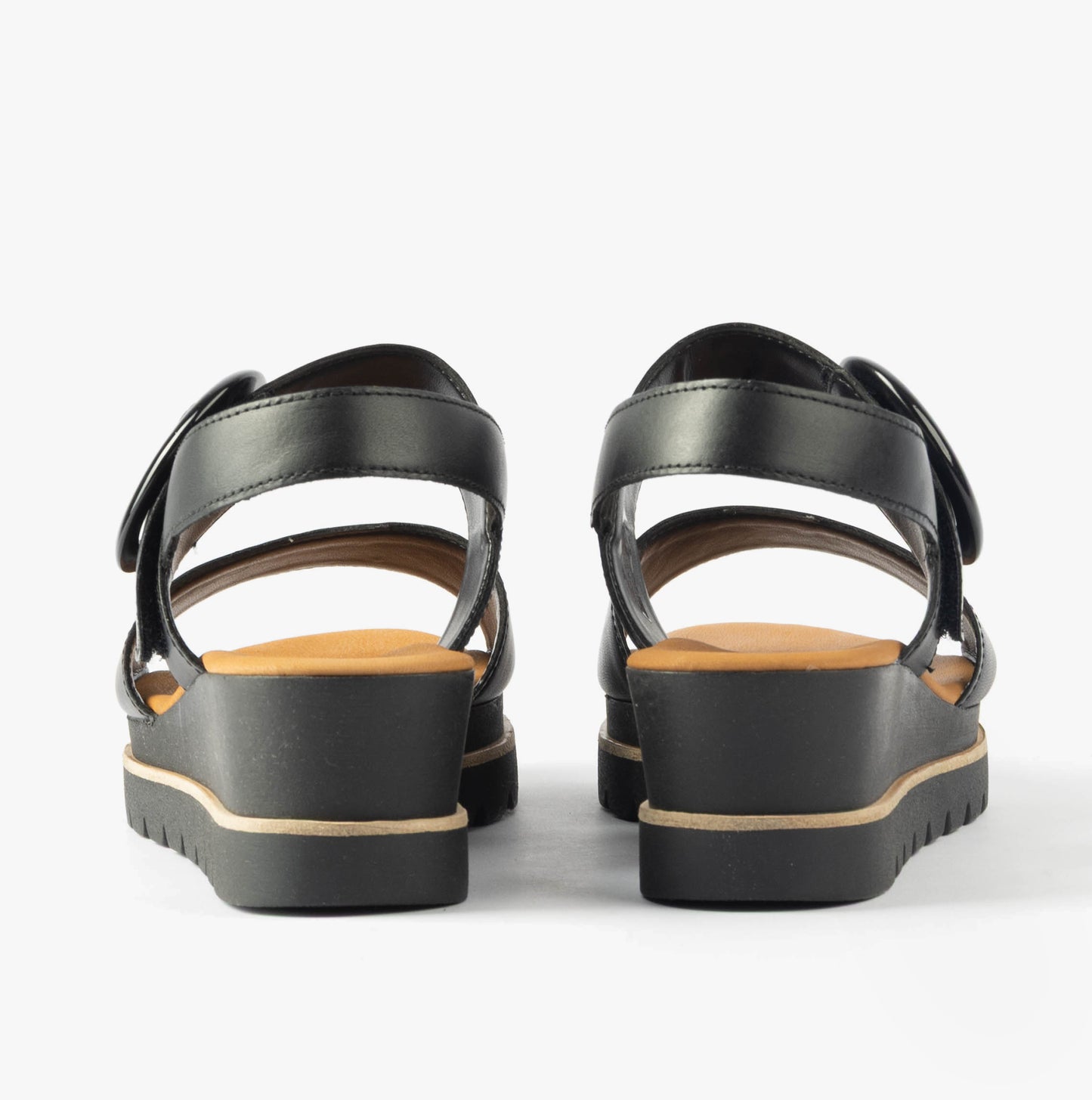 YEO Womens Sandals Black