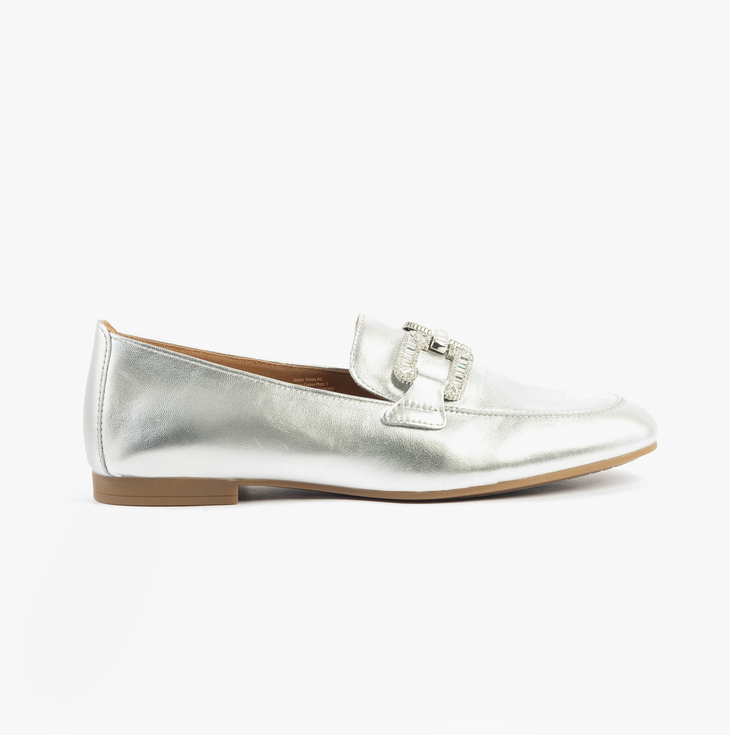 JACKIE Womens Loafers Silver
