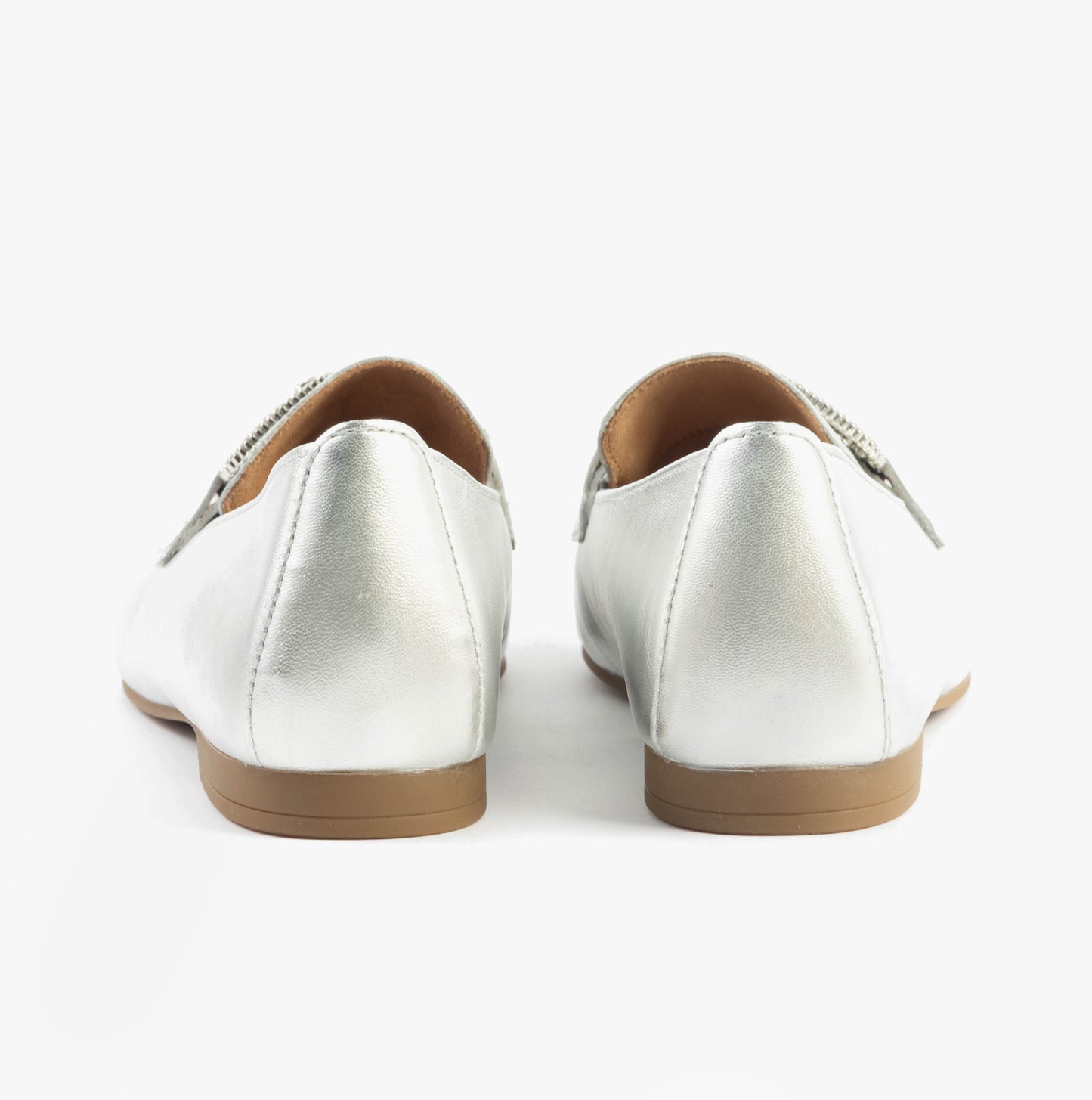 JACKIE Womens Loafers Silver
