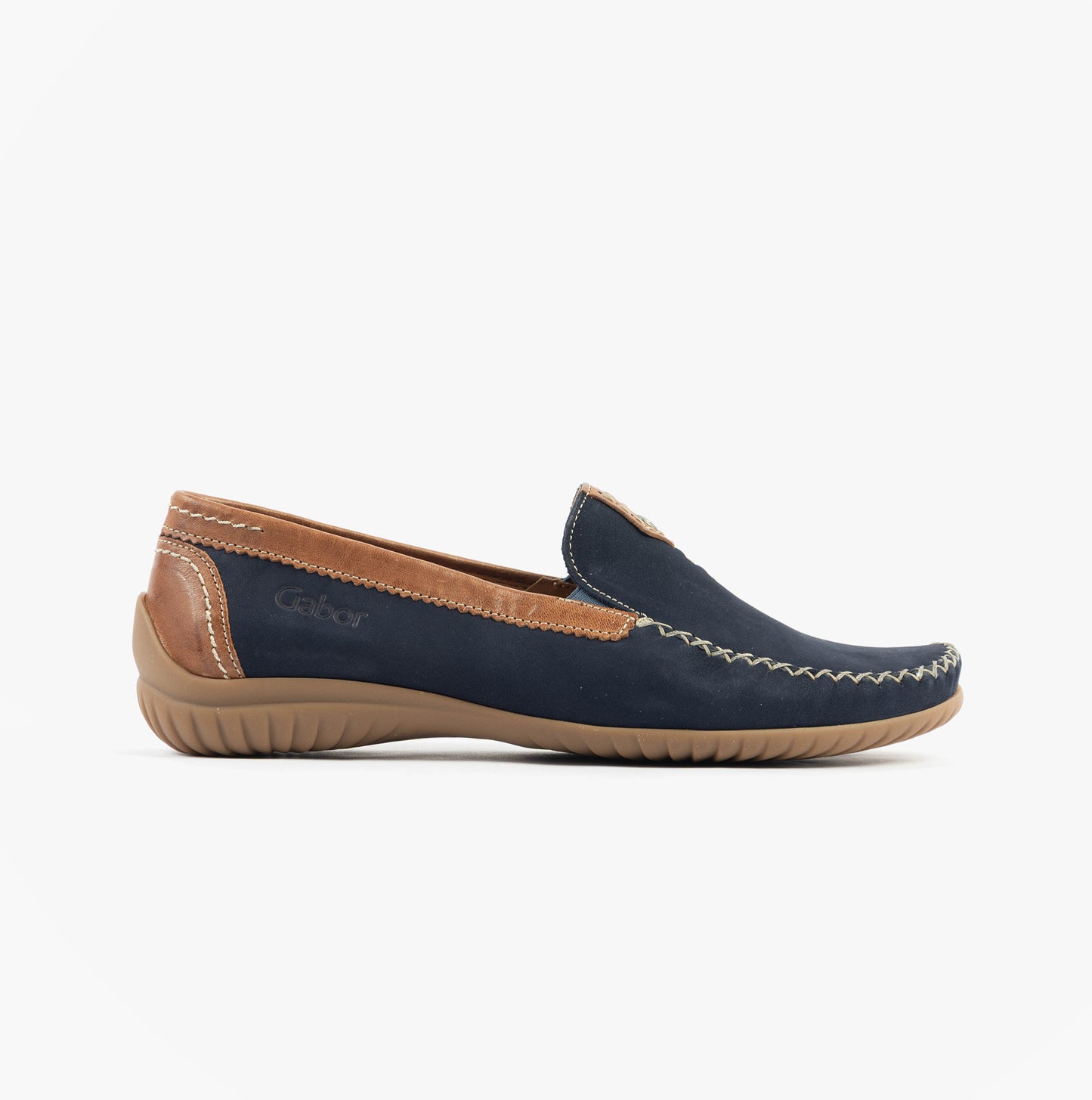 CALIFORNIA Womens Loafers Navy/New Whiskey