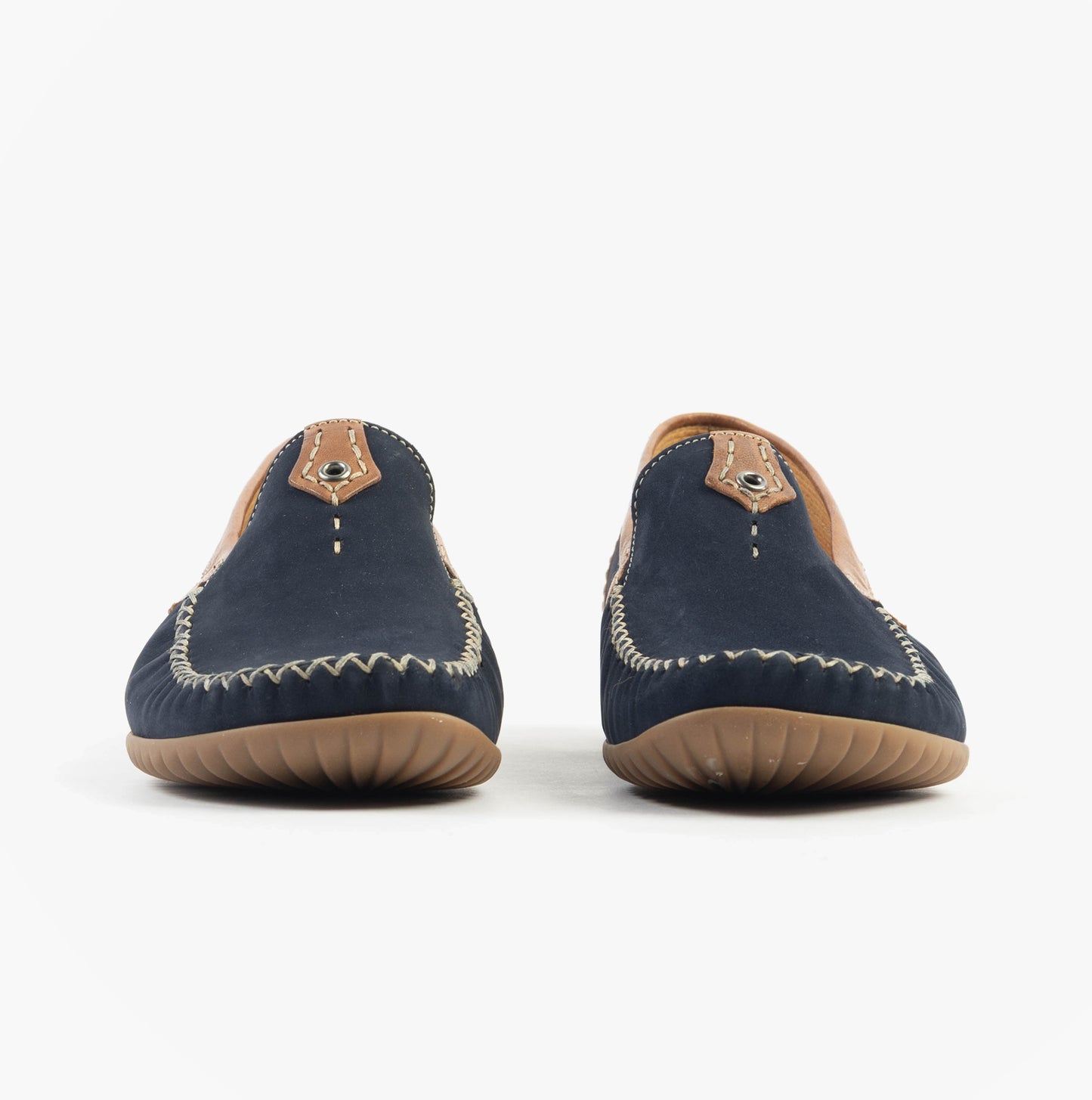 CALIFORNIA Womens Loafers Navy/New Whiskey