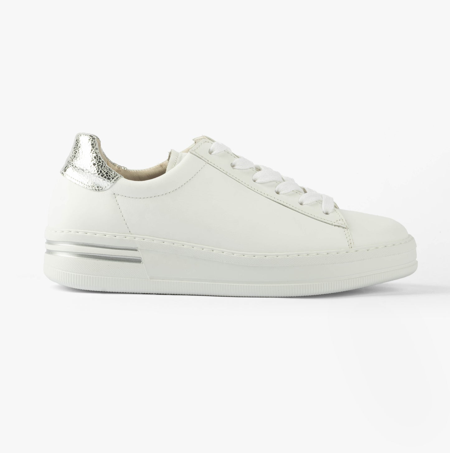 KEYSTONE Womens Trainers White/Pewter/Silver