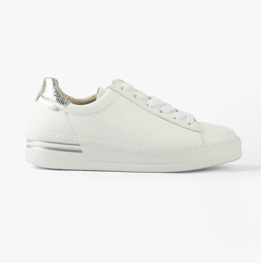 KEYSTONE Womens Trainers White/Pewter/Silver