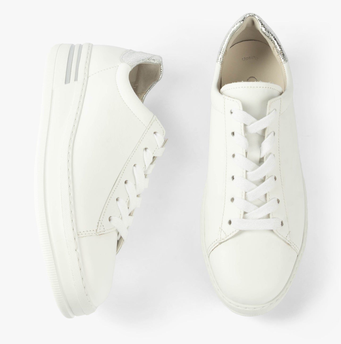 KEYSTONE Womens Trainers White/Pewter/Silver