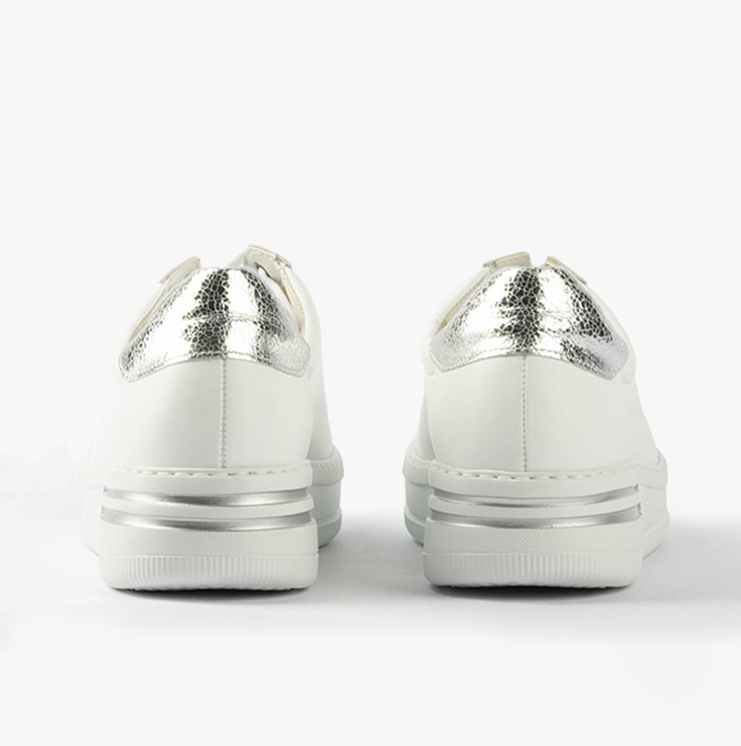 KEYSTONE Womens Trainers White/Pewter/Silver