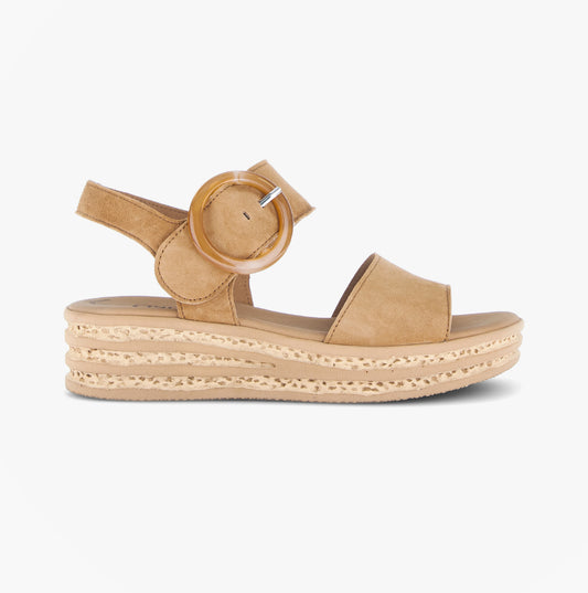 Gabor ANDRE Womens Ankle Strap Sandals Brown