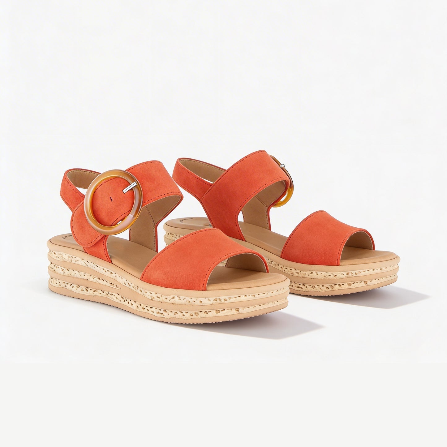 Gabor ANDRE Womens Ankle Strap Sandals Orange
