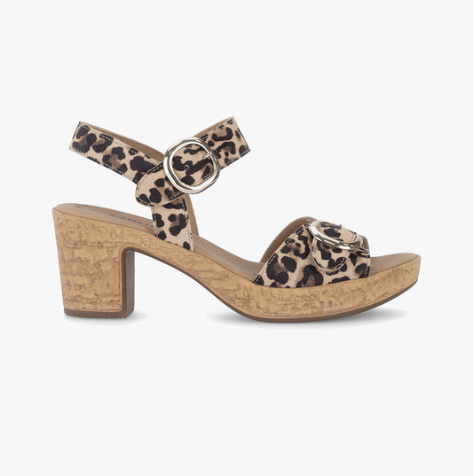 Gabor FANTASTICA Womens Ankle Strap Sandals Beige