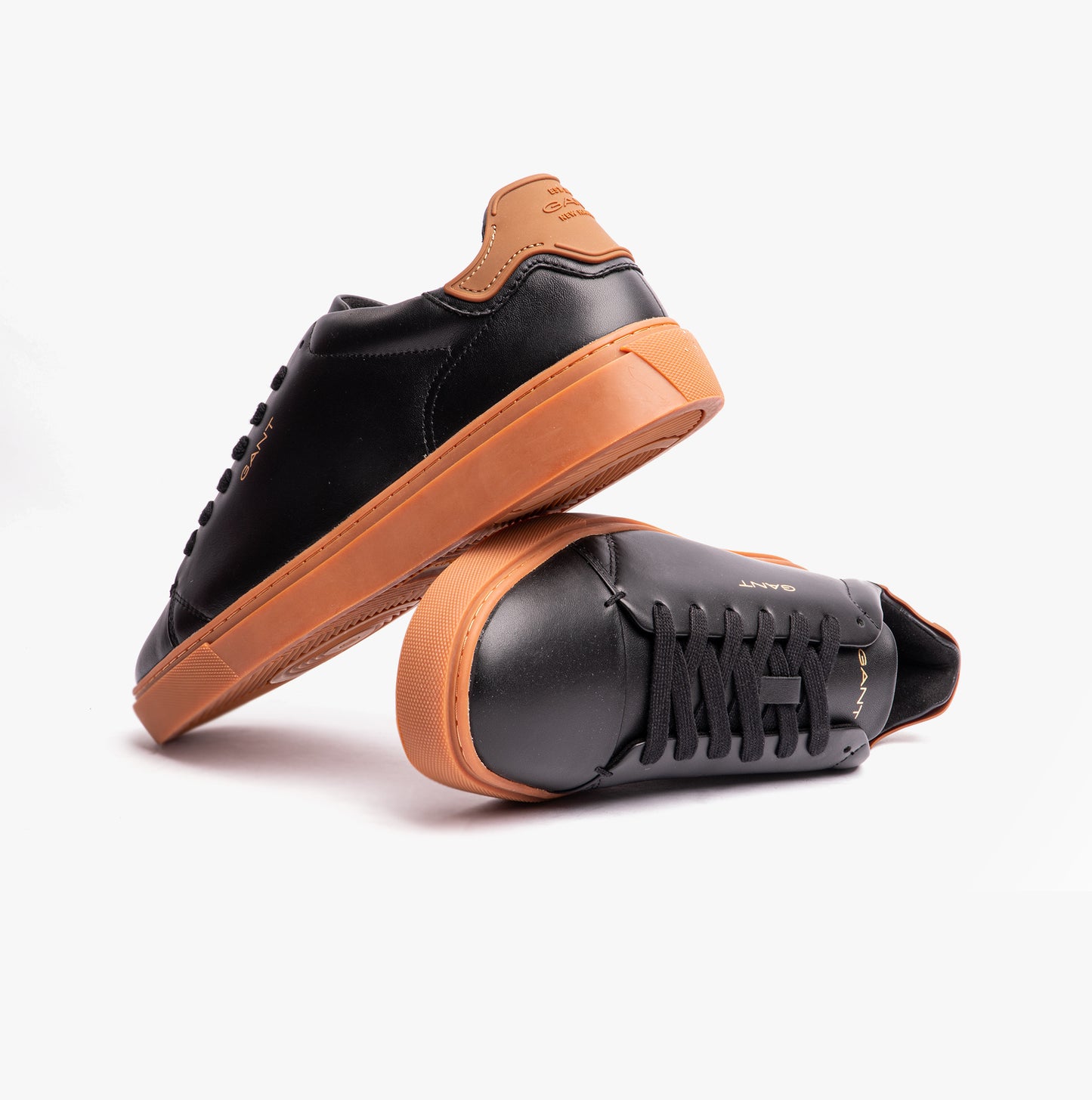 MC JULIEN Mens Casual Trainers Black/Honey
