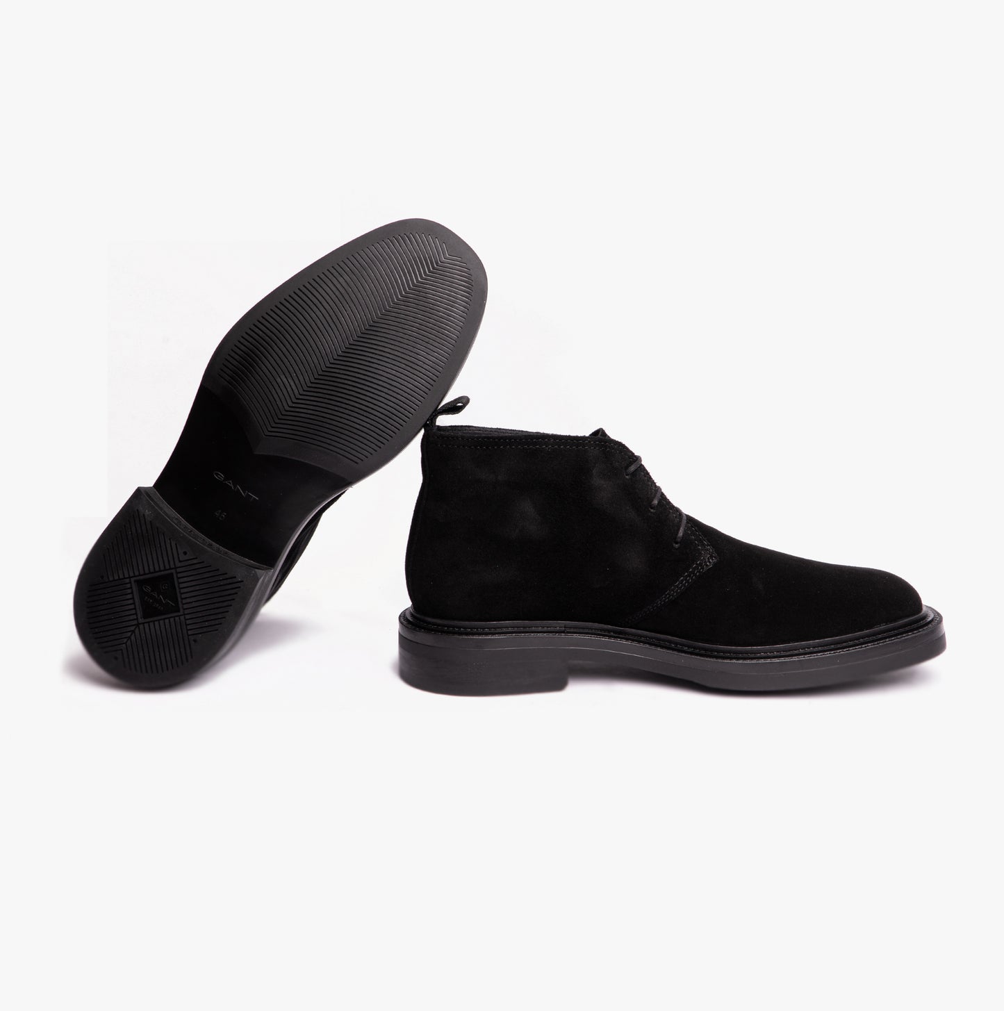 FAIRWYN Mens Chukka Boots Black