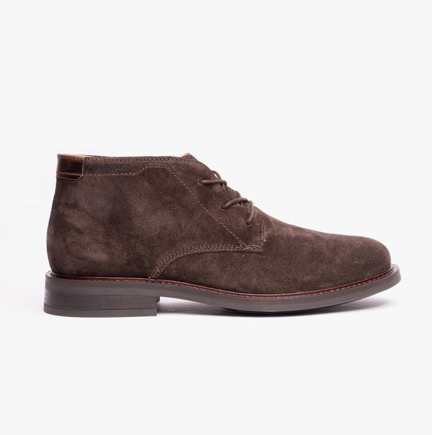 ST FAIRKON Mens Chukka Boots Dark Brown