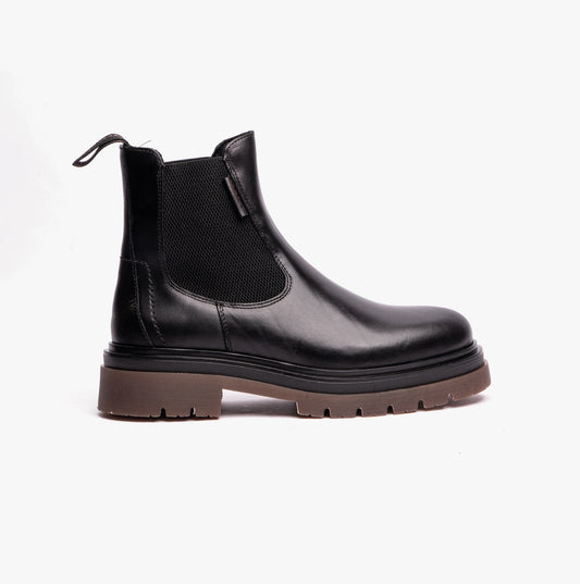 RAMZEE Mens Chelsea Boots Black