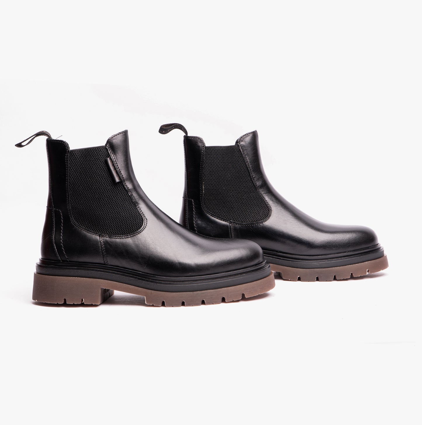 RAMZEE Mens Chelsea Boots Black