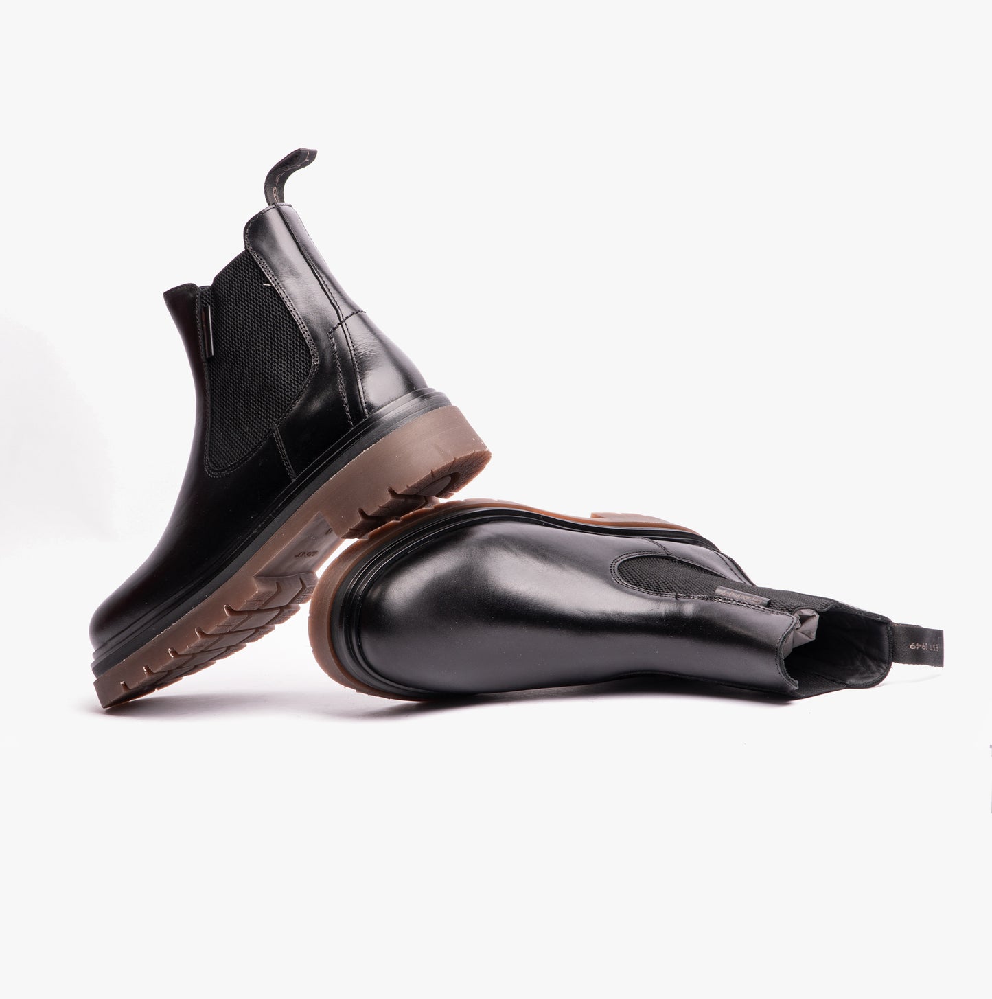RAMZEE Mens Chelsea Boots Black