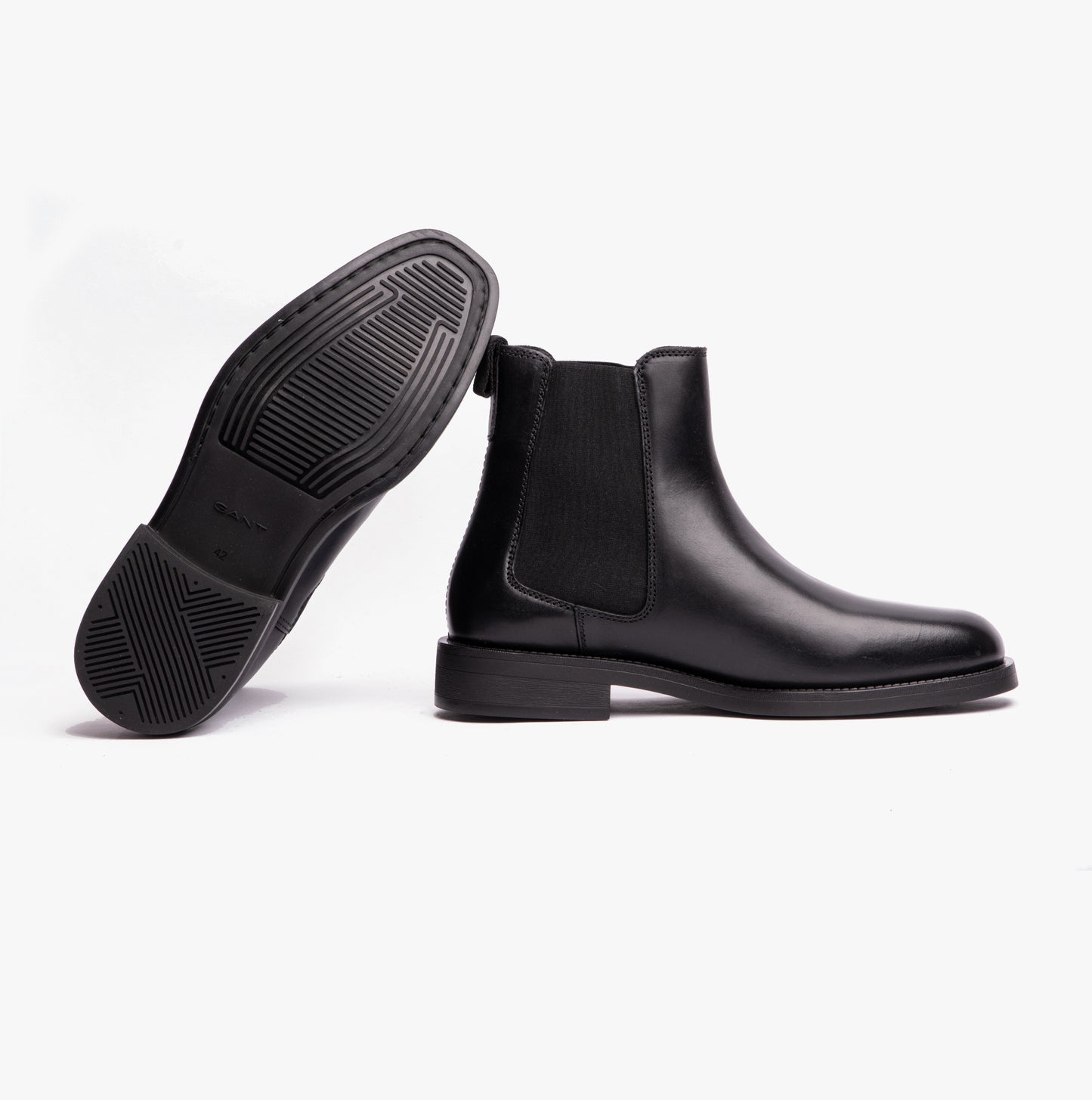 RIZMOOD Mens Chelsea Boots Black