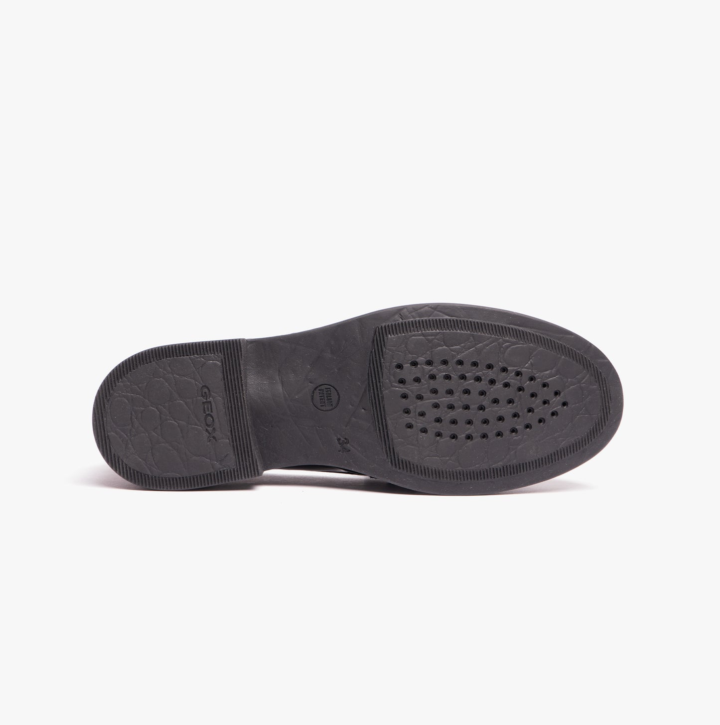 JR AGATA Girls Moccasin Tassel School Shoes Patent Black