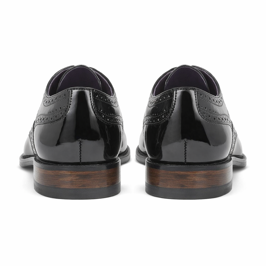 Goor M018 Mens Brogue Shoes Black