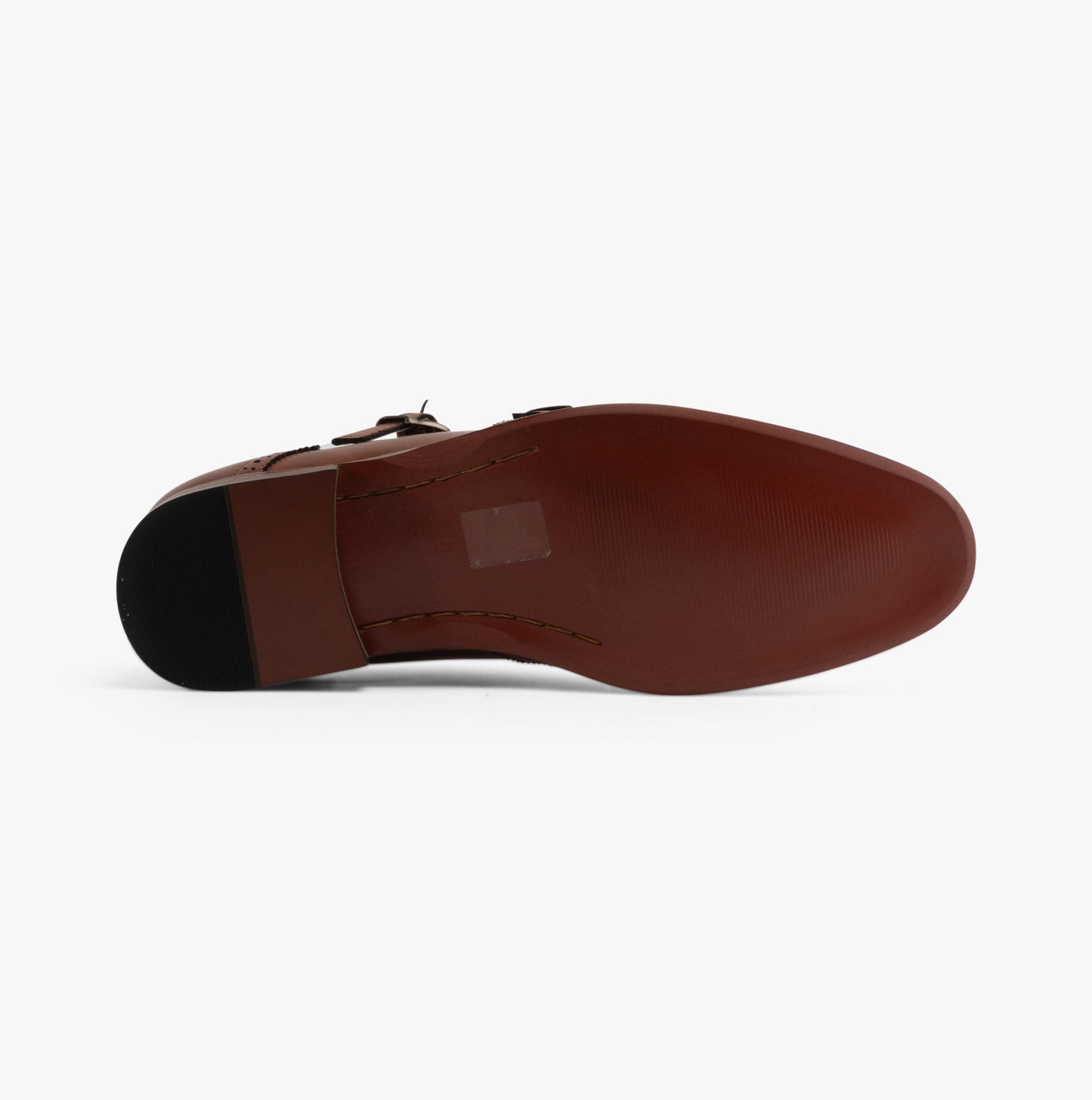 Goor JOSEPH Mens Mens Brogue Monk Shoes Brown