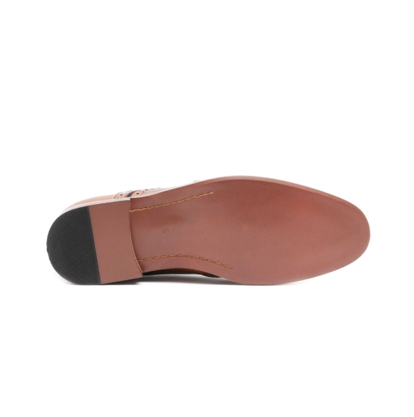 Goor GRANT Mens Two Tone Brogues Dark Tan/Navy
