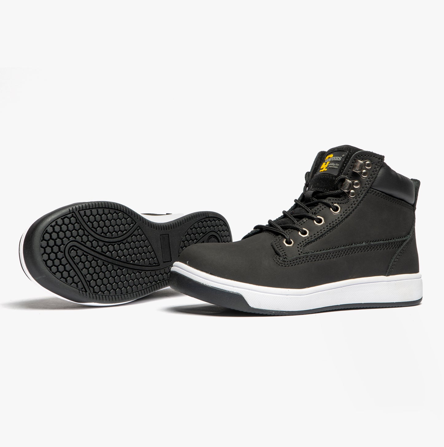 Grafters M057A Unisex Safety Trainer Boots Black