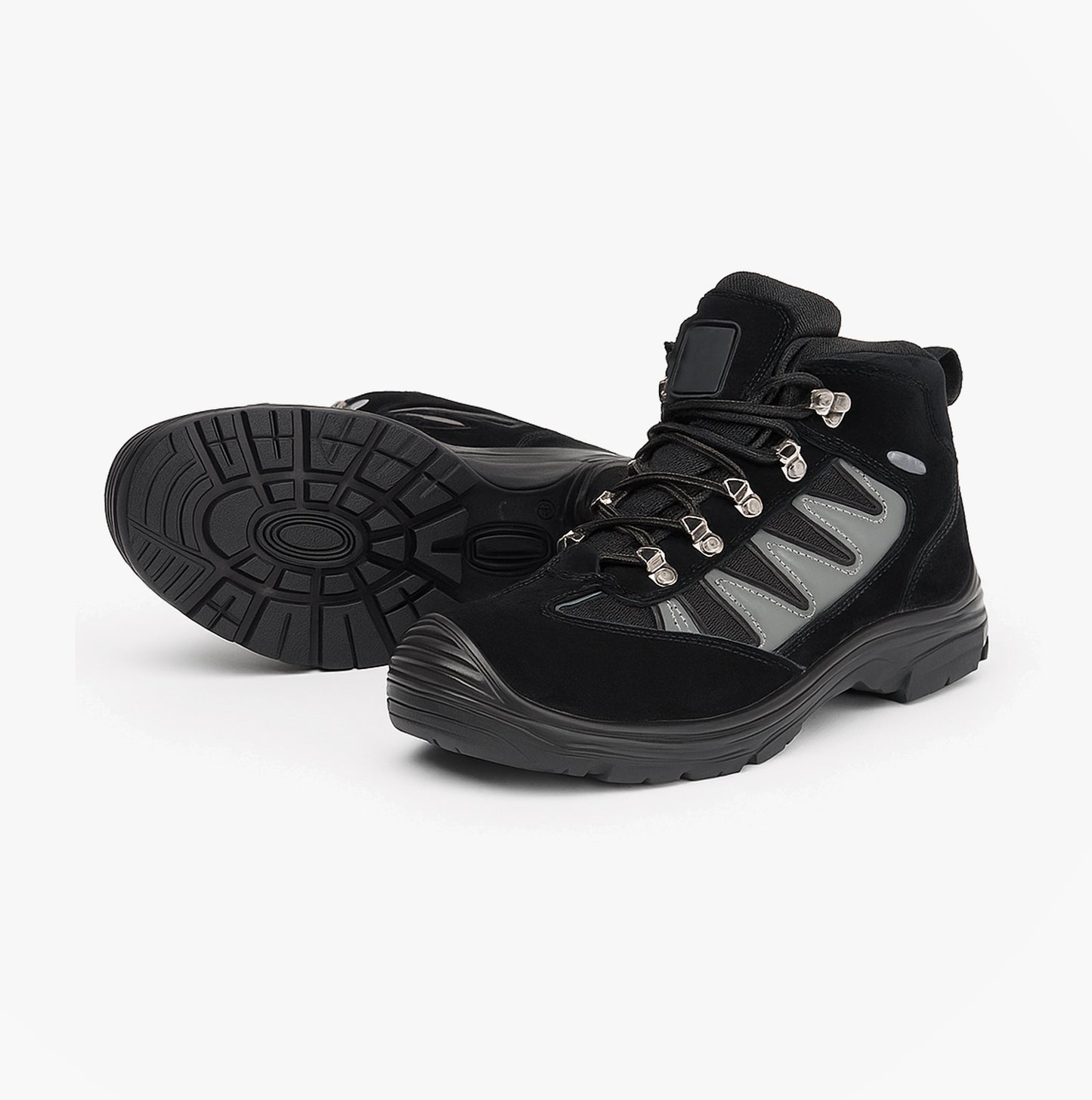 Grafters M074A Mens Safety Ankle Boots Black