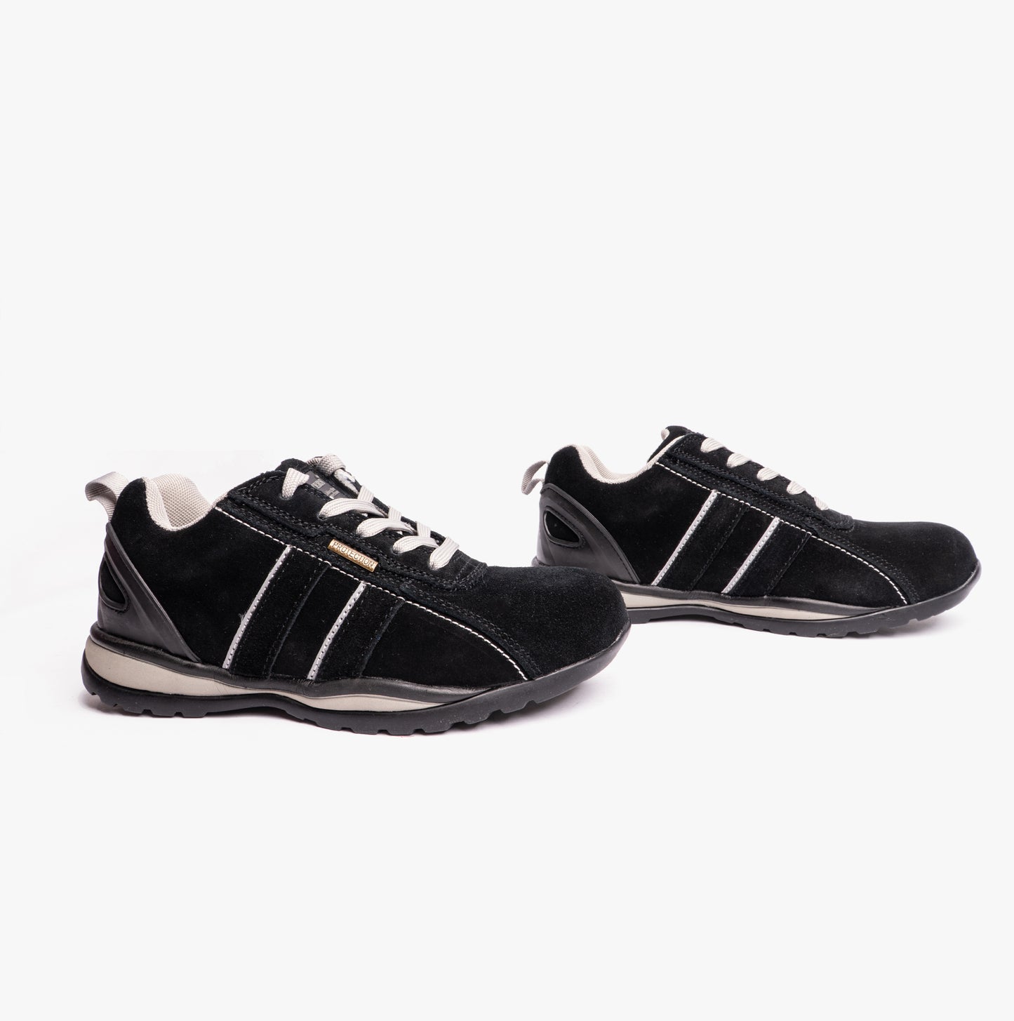 Grafters M090AS Unisex Safety Trainers Black/Grey