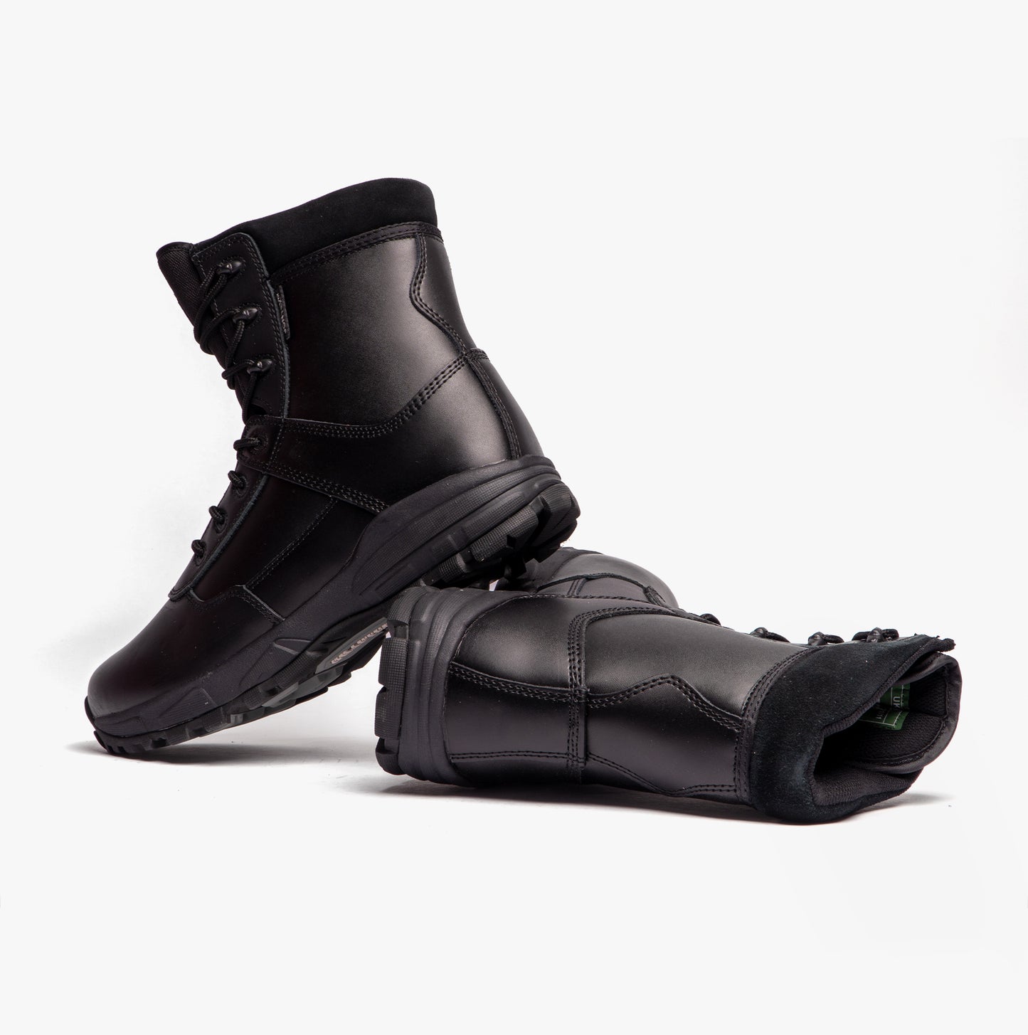 Grafters AMBUSH Unisex Waterproof Leather Work Boots Black