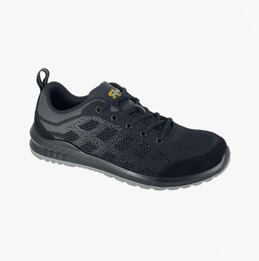 Grafters M219F Unisex Safety Trainers Black/Grey
