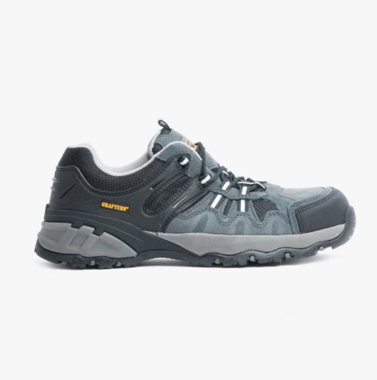 Grafters M504F Unisex Safety Trainers Grey