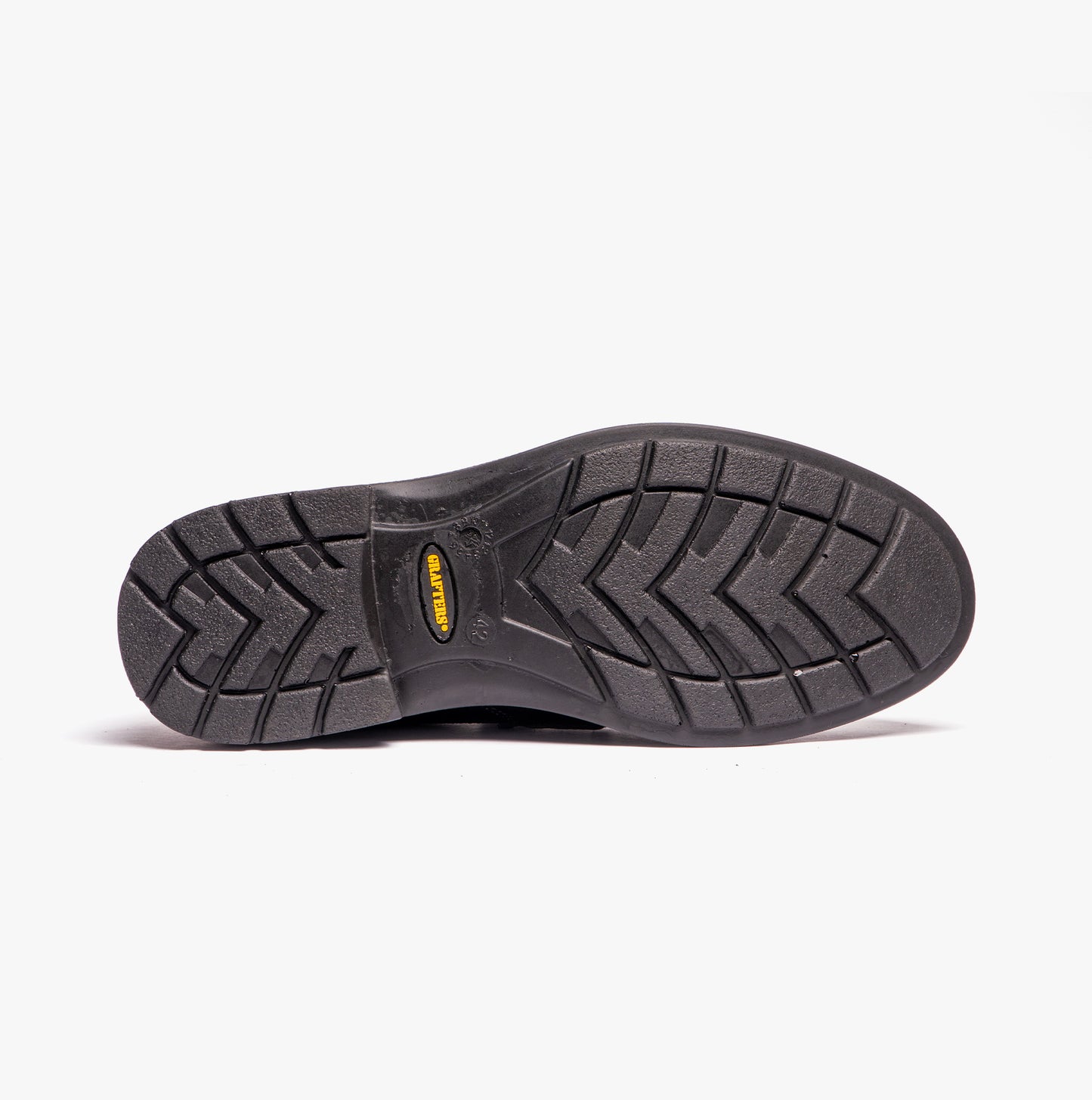 Grafters M895A Mens Leather Uniform Safety Shoes Black