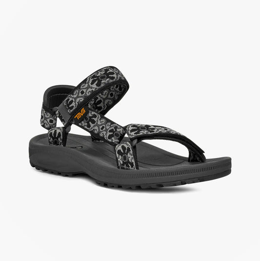 Teva WINSTED Womens Ankle Strap Sandals Archive Floral Black/ Grey