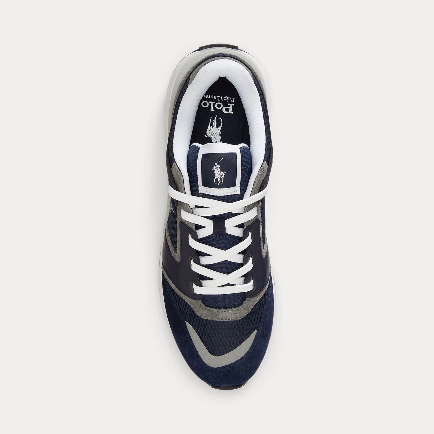 Polo Ralph Lauren TRN 89 PP V2 Mens Casual Trainers Navy/Grey