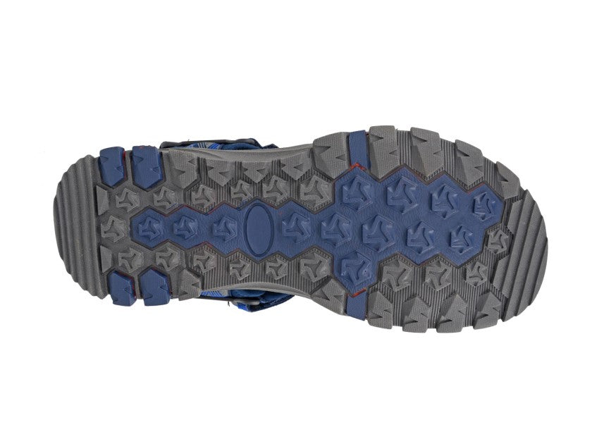 PDQ TRENT Mens Hiking & Trail Sandals Navy/Grey
