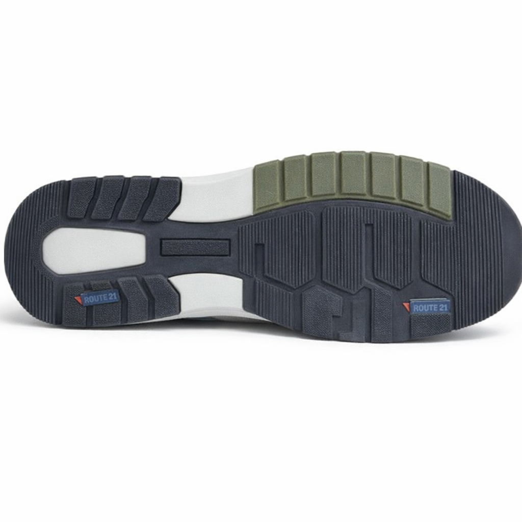 R21 Original M047 Mens Casual Trainers Navy/Grey