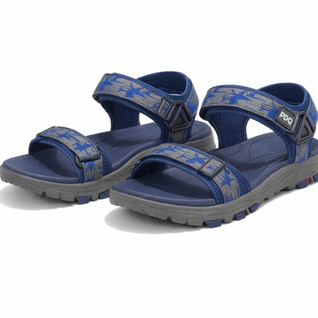 PDQ TRENT Mens Hiking & Trail Sandals Navy/Grey