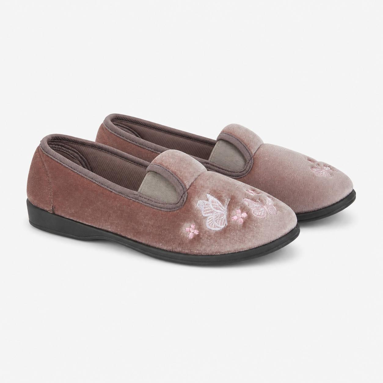 Jo & Joe CHERISH Womens Full Slippers Heather