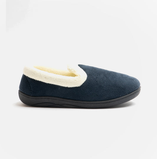 HOS Comfort REYNA Womens Full Slippers Denim Blue